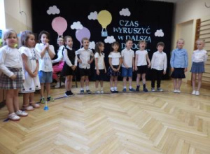 Pożegnanie starszaków.